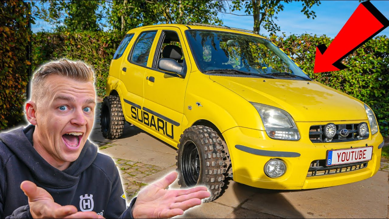 Building a CHEAP OFFROAD 4X4 : Subaru Justy
