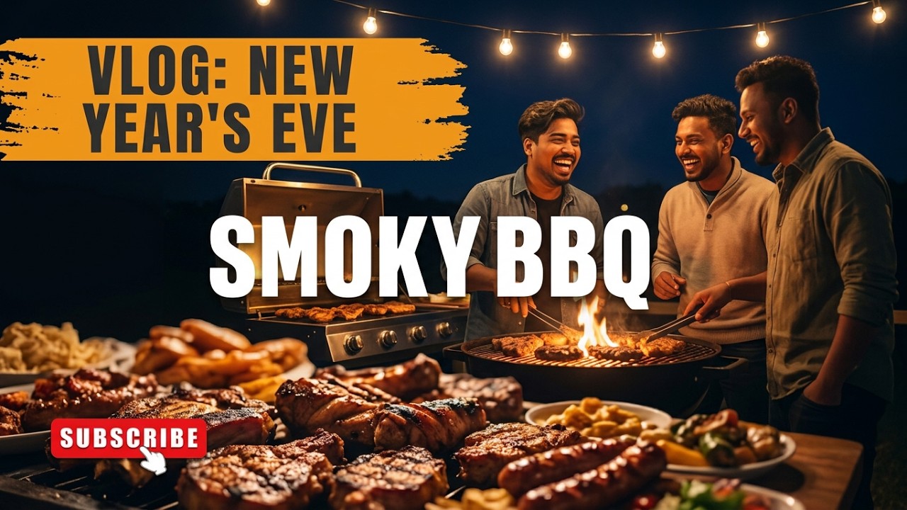 Last night of 2025. Good food, loud laughs, smoky BBQ, and the real ones by my side.