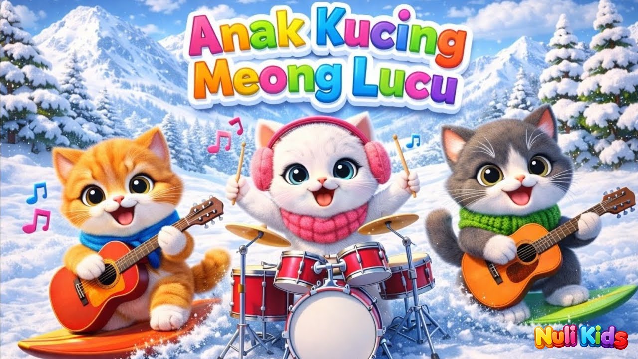 Lagu anak - anak kucing meong meong- lagu anak populer - lagu anak Indonesia