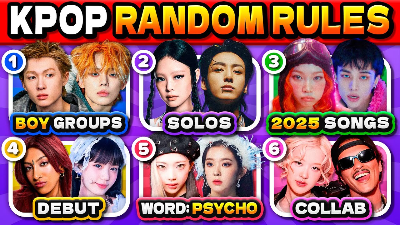 Save One Kpop Song 🎵 Random Rule Edition 🎲 (6 Songs Challenge) | Kpop Game 2025