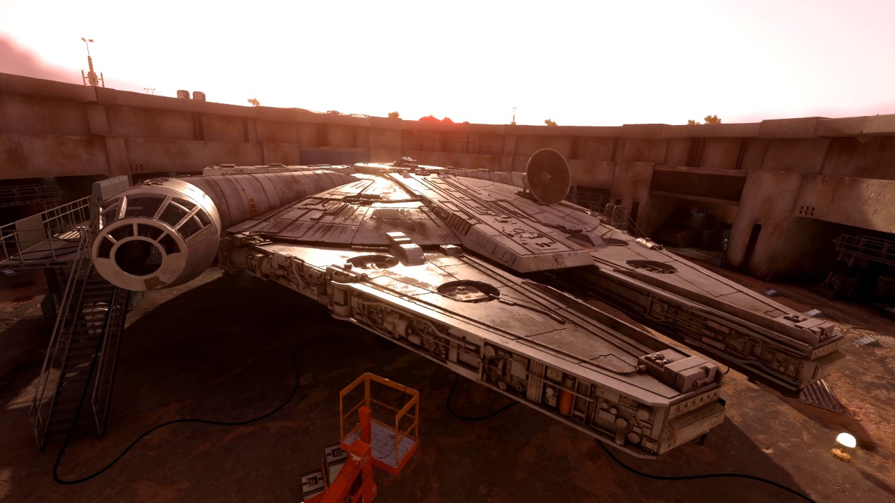 Star Wars Battlefront - Tatooine Desert Ambience with Battle Sounds Part 2 (4K, 60fps)