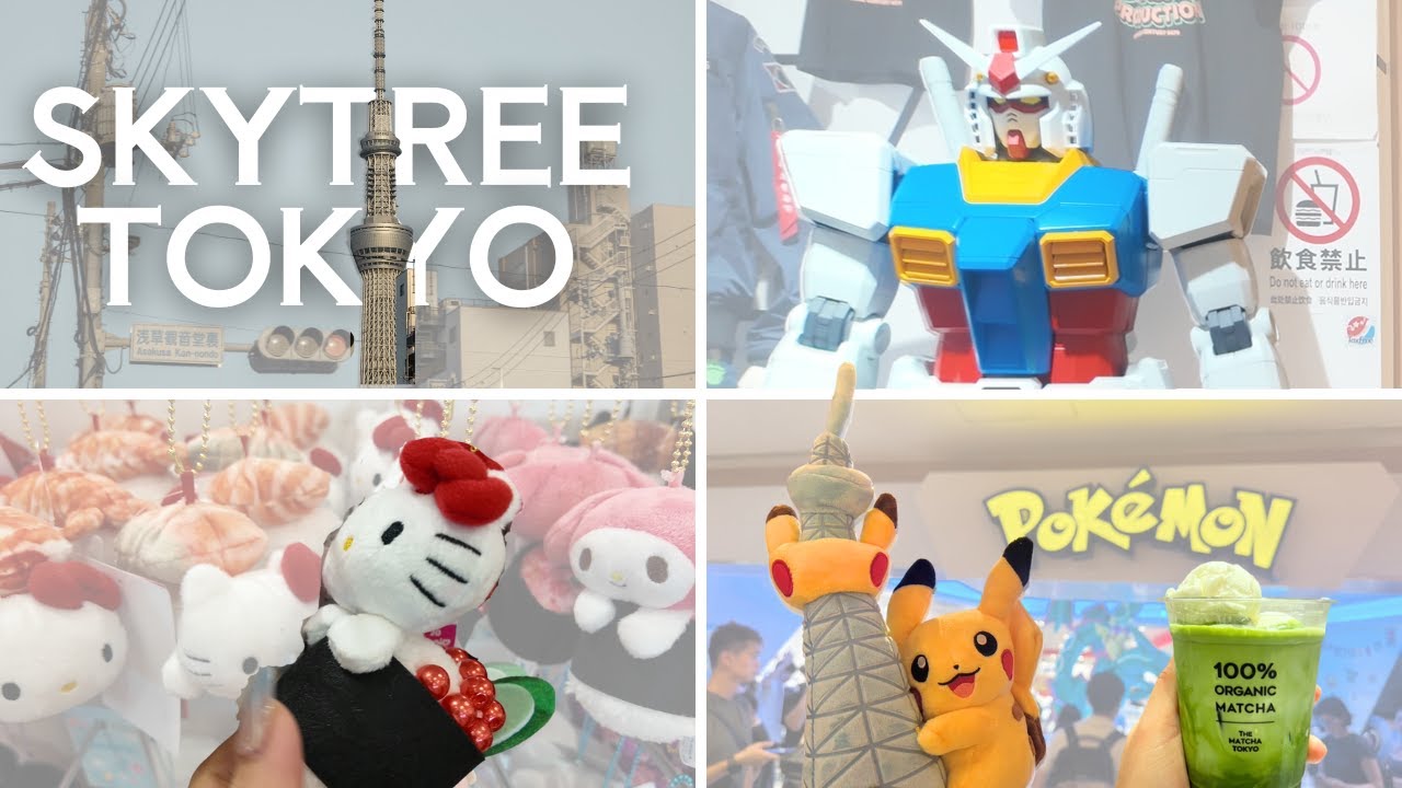 Skytree Tokyo shopping vlog🗼kawaii Japan Solamachi Tokyo travel  Asakusa ✨ Sanrio