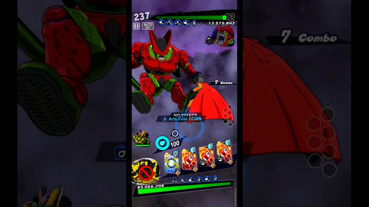 The Ultimate Sacrifice! Gamma 1 and 2 VS Cell Max! (DRAGON BALL LEGENDS) #dblegends #shorts