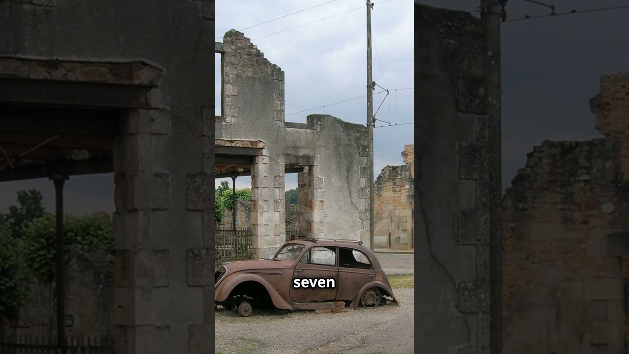 Oradour-sur-Glane - French Ghost Town DESTROYED by the Nazis #worldwar2