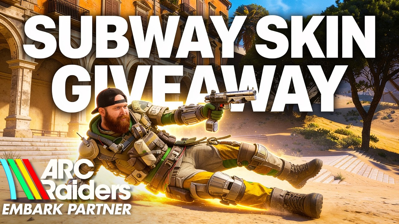 🔴 LIVE ARC Raiders: GIVING AWAY SUBWAY SKIN CODES - Embark Partner