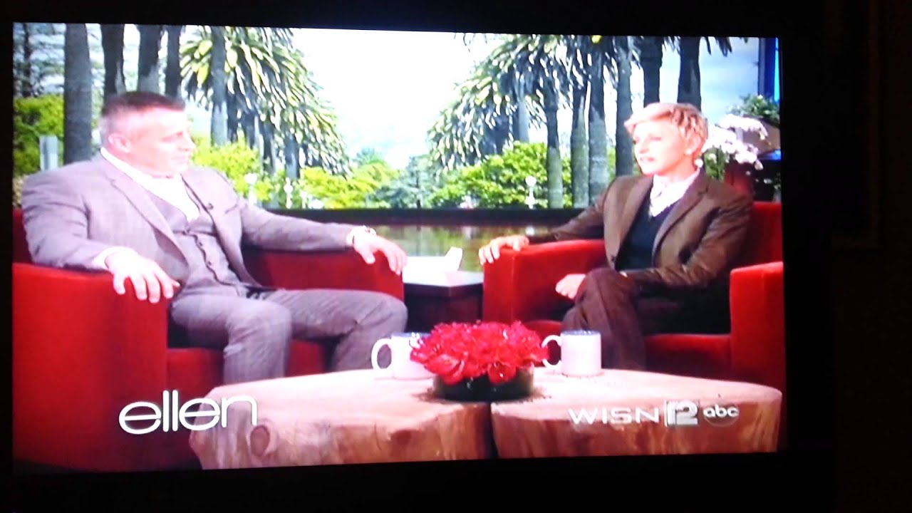 Matt LeBlanc on Ellen January 10th, 2014