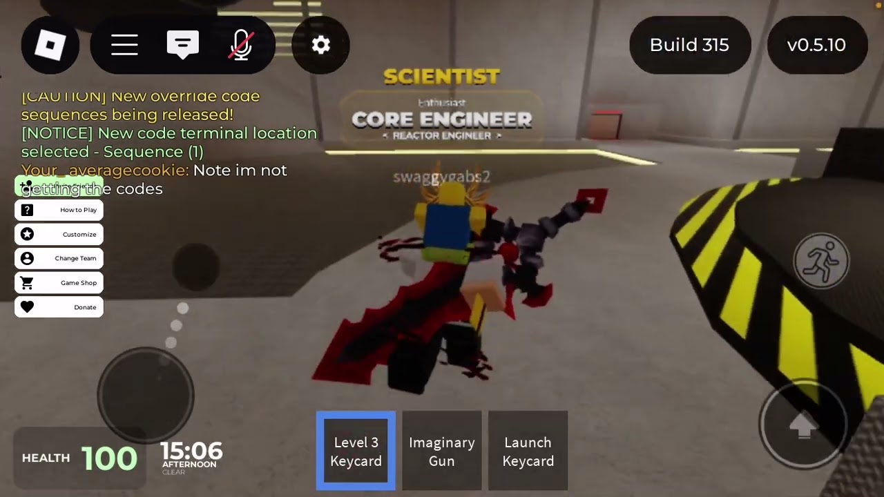 How to explode the core (im just showing you how to turn off the safety override