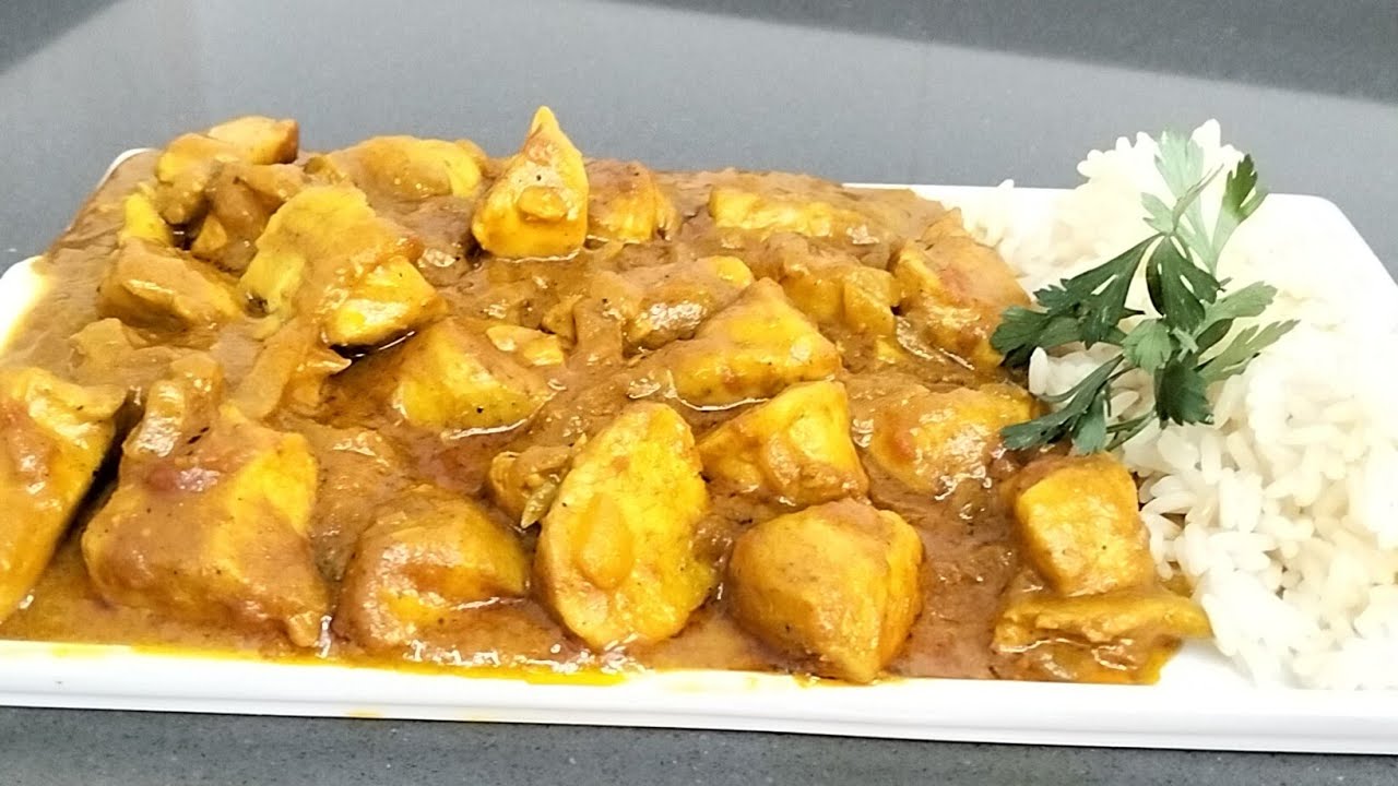 Pollo al curry/Pollo al curry con leche de coco