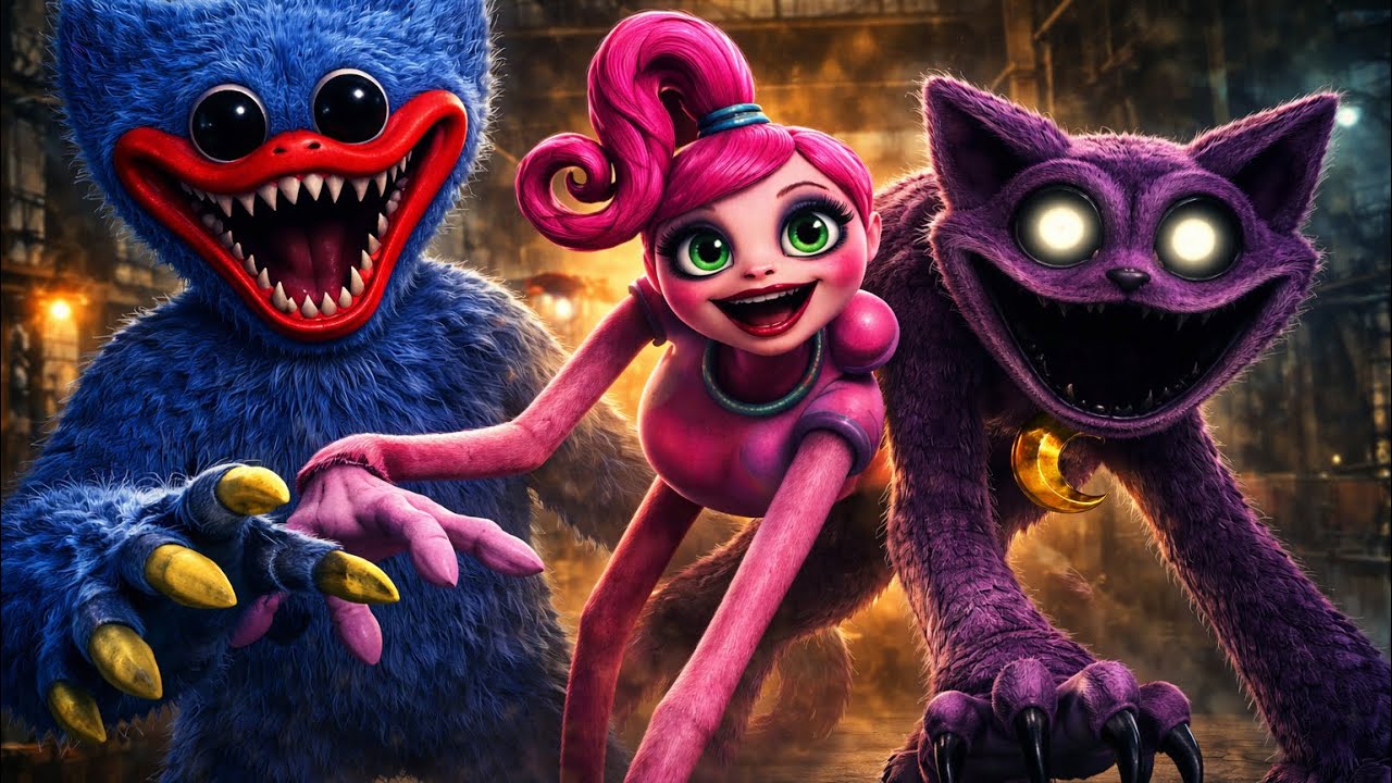 All bosses Poppy Playtime 1-3 [2К 60FPS]