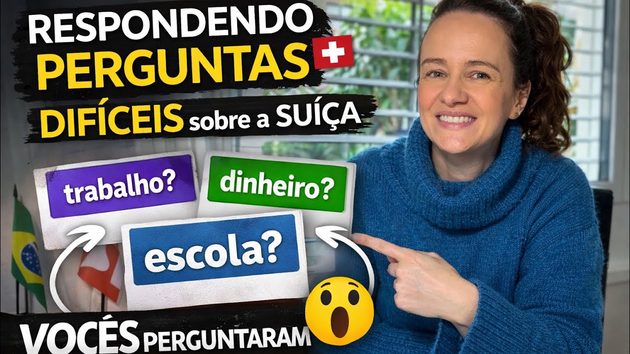 Respondendo as perguntas mais sinceras sobre nossa vida na Suíça 🇨🇭