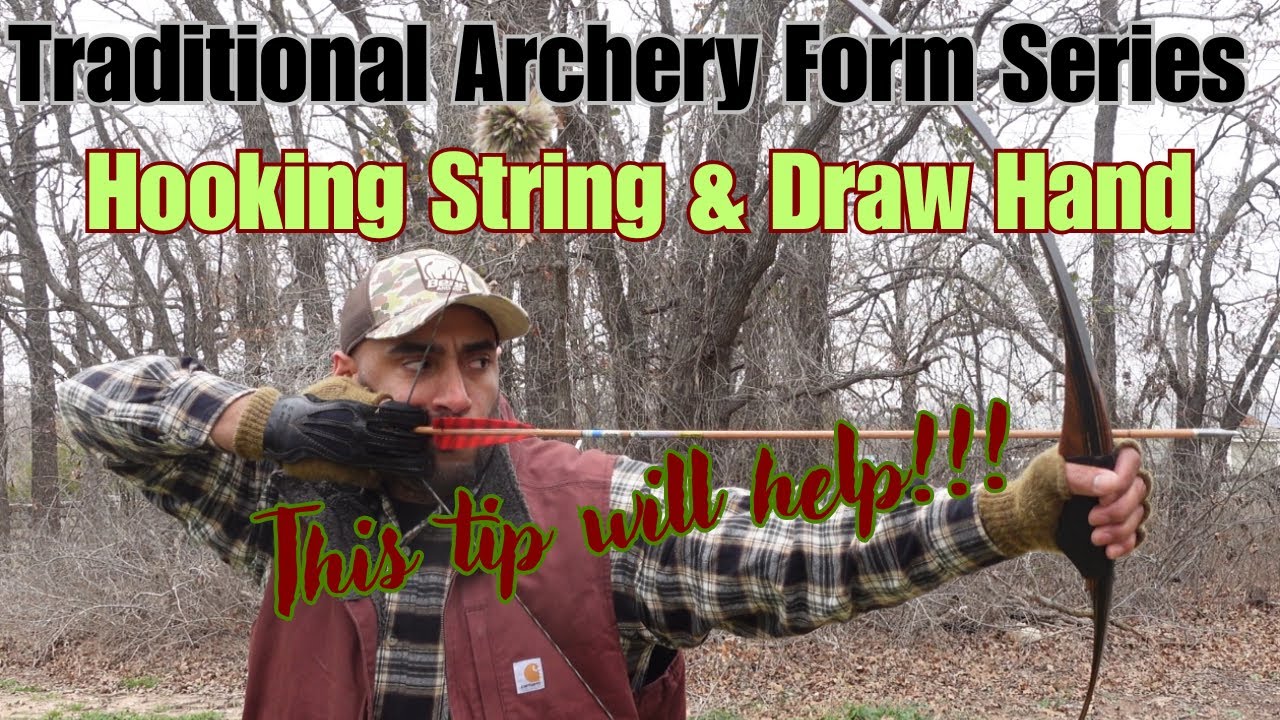 Серия уроков по технике стрельбы из лука: «Натяжение тетивы и рука, которой натягивается тетива».