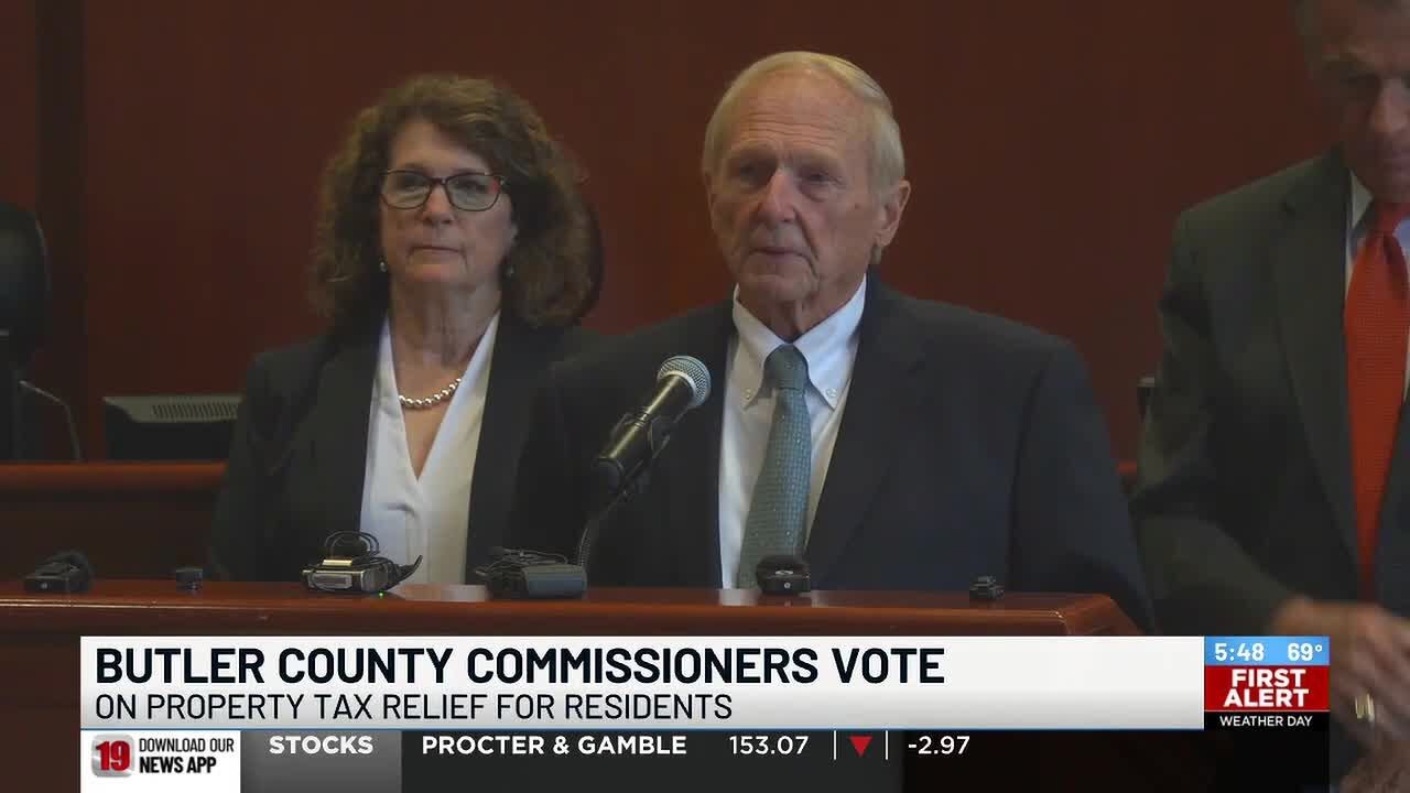 Butler County Commissioners vote on property tax relief for residents