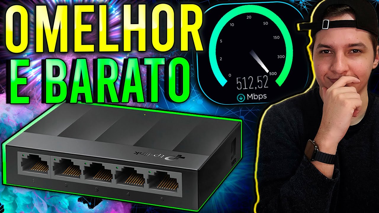 &Oacute;timo Switch Gigabit Custo Benef&iacute;cio da TP-Link LS1005G