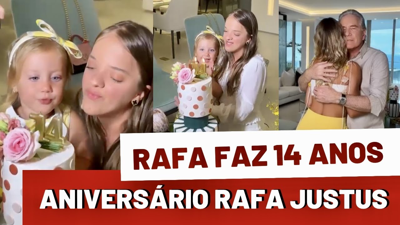 Ana Paula Siebert e Roberto Justus CELEBRARAM ANIVERSÁRIO de RAFA JUSTUS🥳
