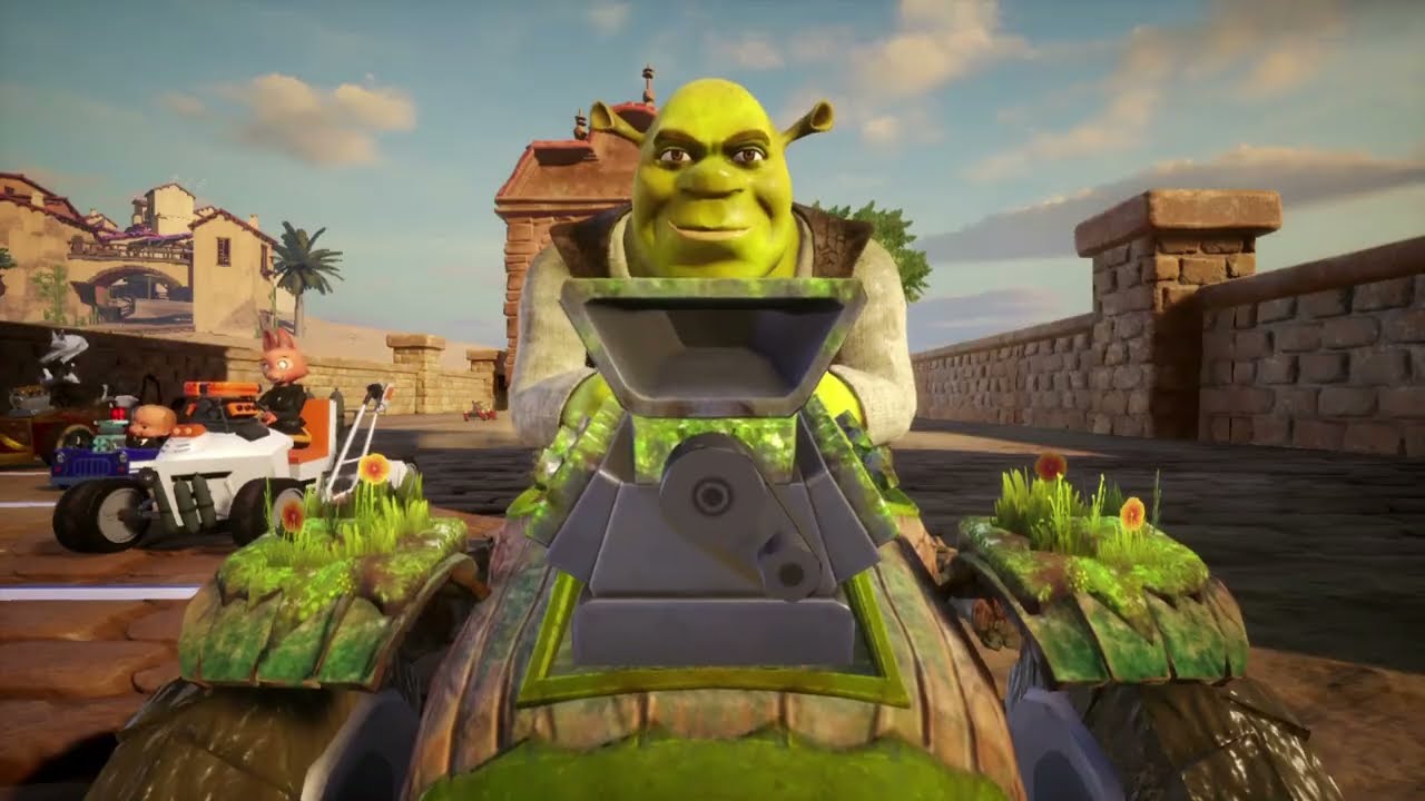 DreamWorks All Star Kart Racing Wishing Star Cup as Shrek