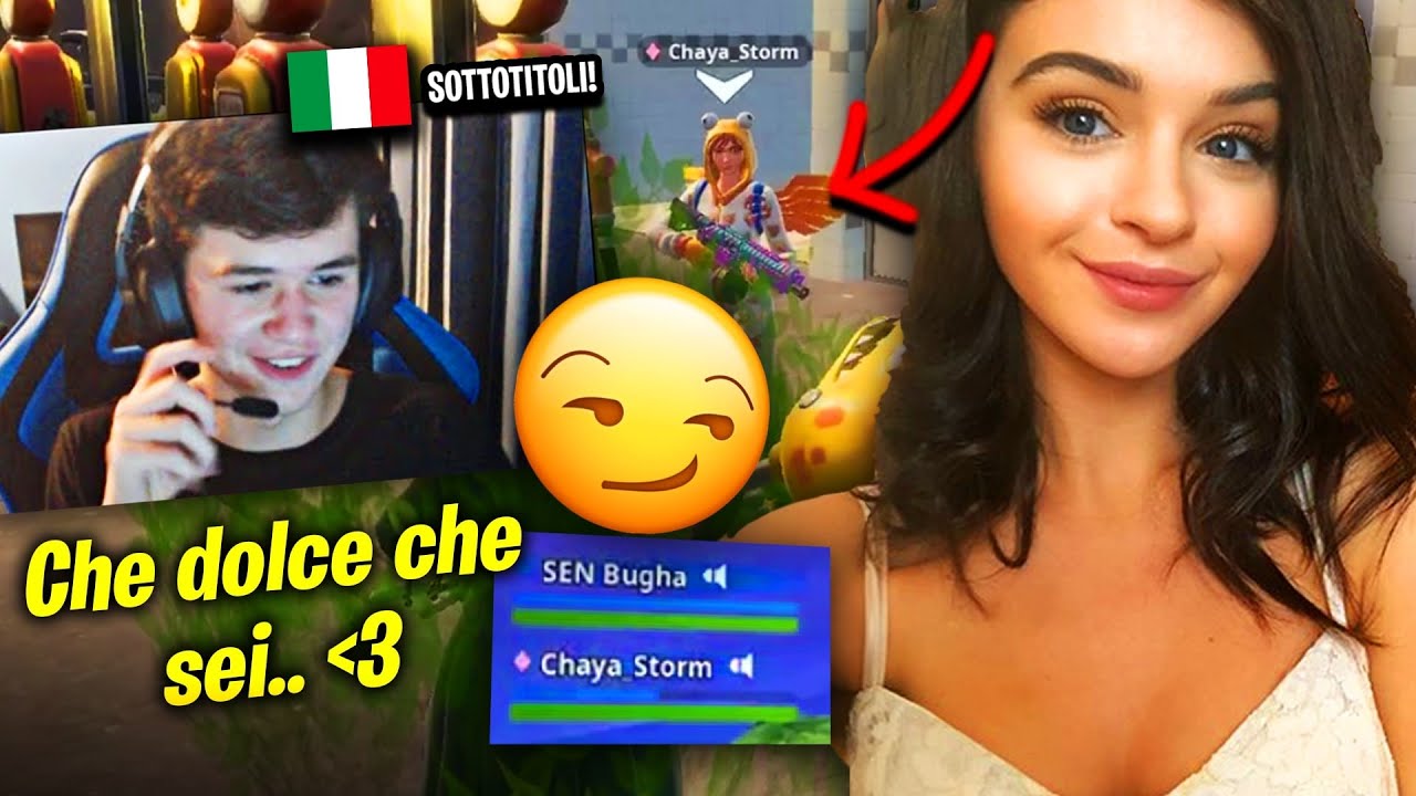 BUGHA INCONTRA LA RAGAZZA PIÙ CARINA del MONDO SU FORTNITE! Stra dolce! 😏