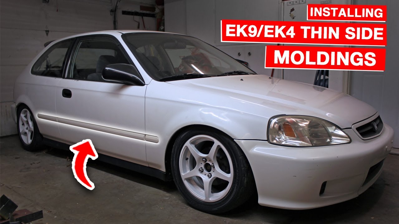 Installing EK9/EK4 Thin Side Moldings