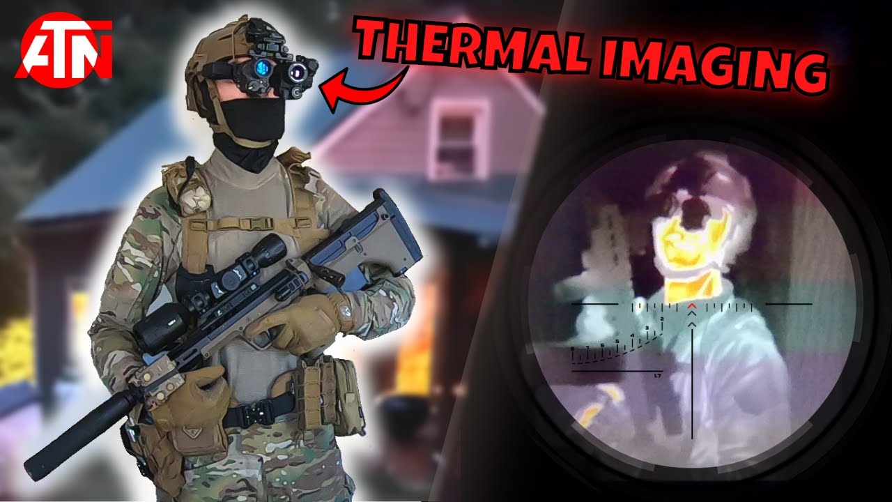 THERMAL Airsoft Sniping with my Silverback SRS!!! 🔥