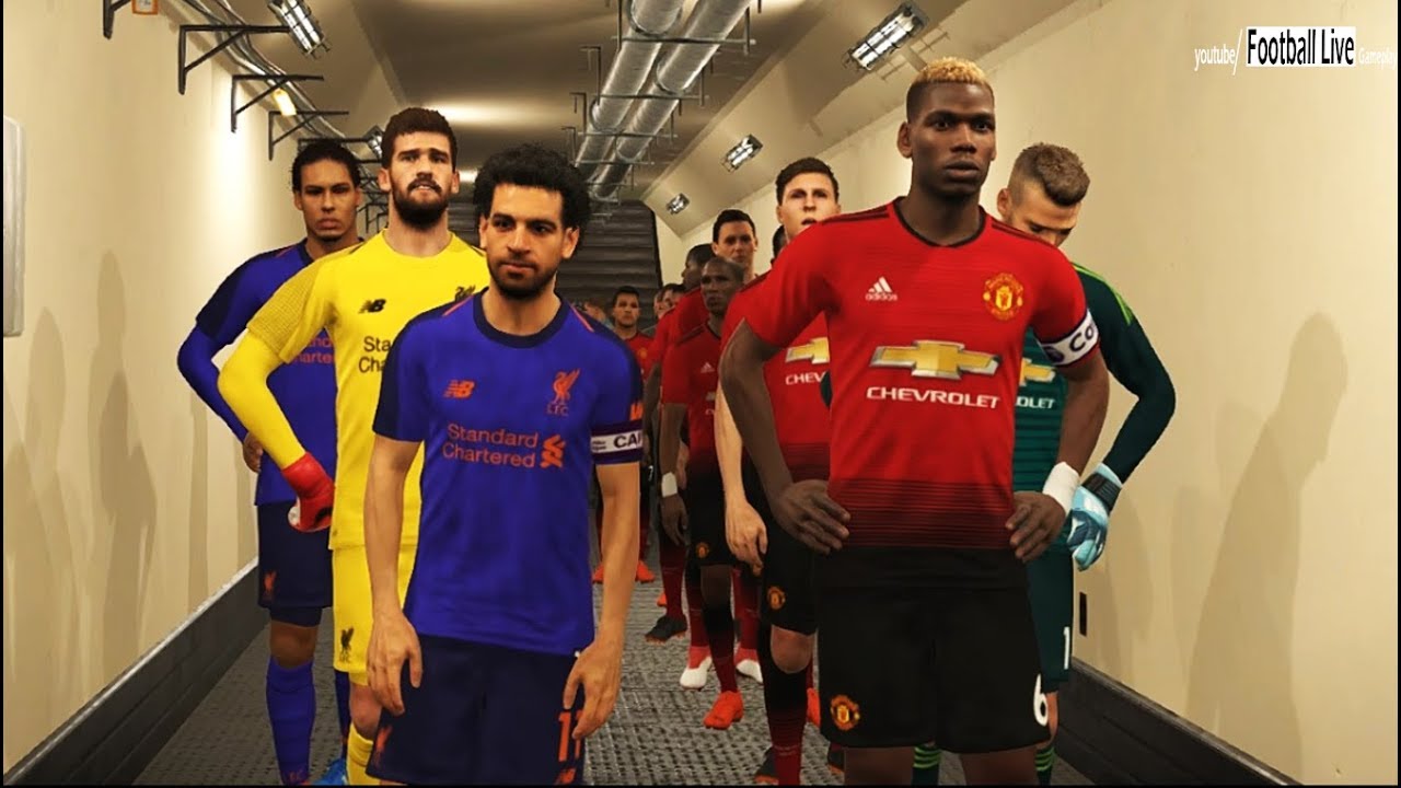 PES 2018 | «Манчестер Юнайтед» — «Ливерпуль» | Полный матч и потрясающие голы | Геймплей на ПК