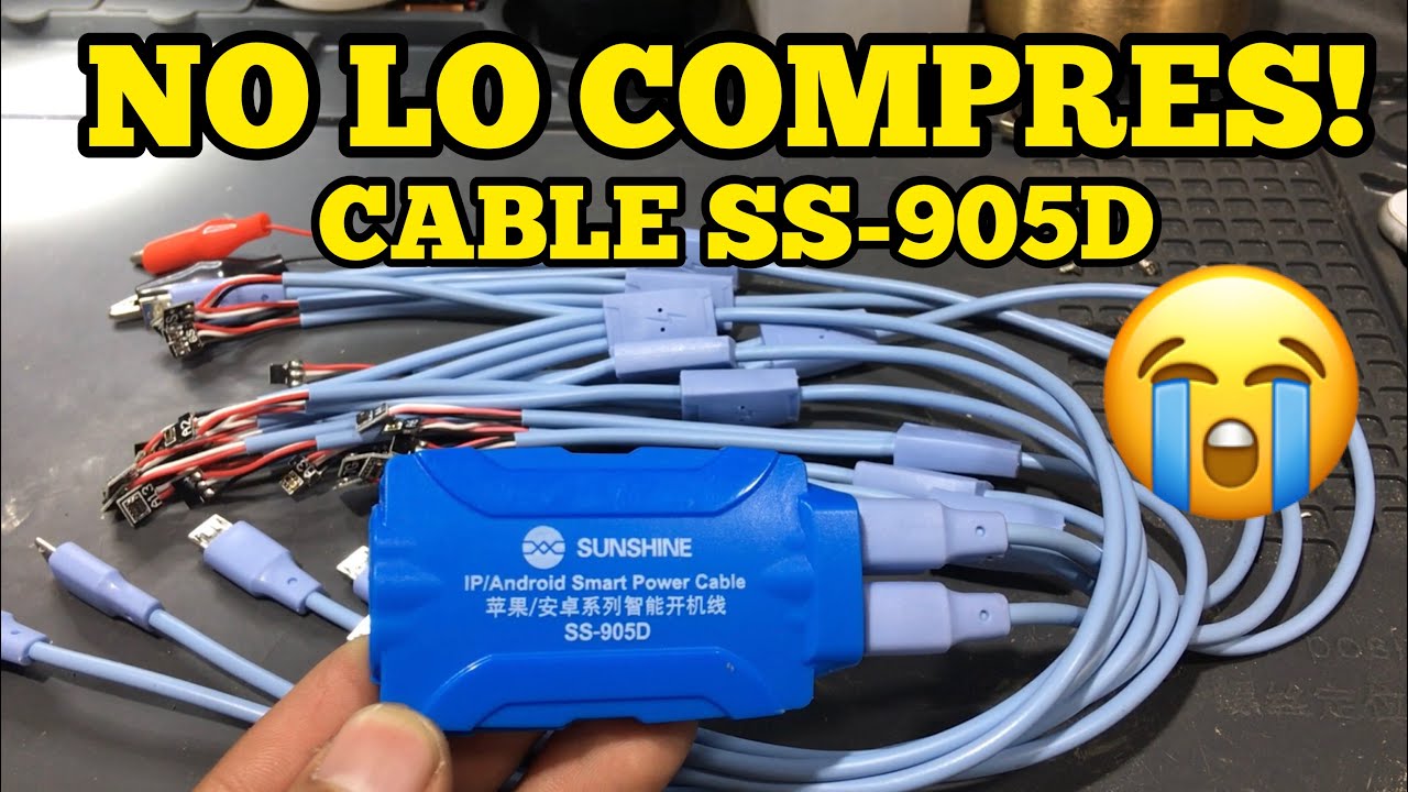 Cable SUNSHINE SS-905D para fuente de alimentación Funciona? Antes de comprarlo mira el video