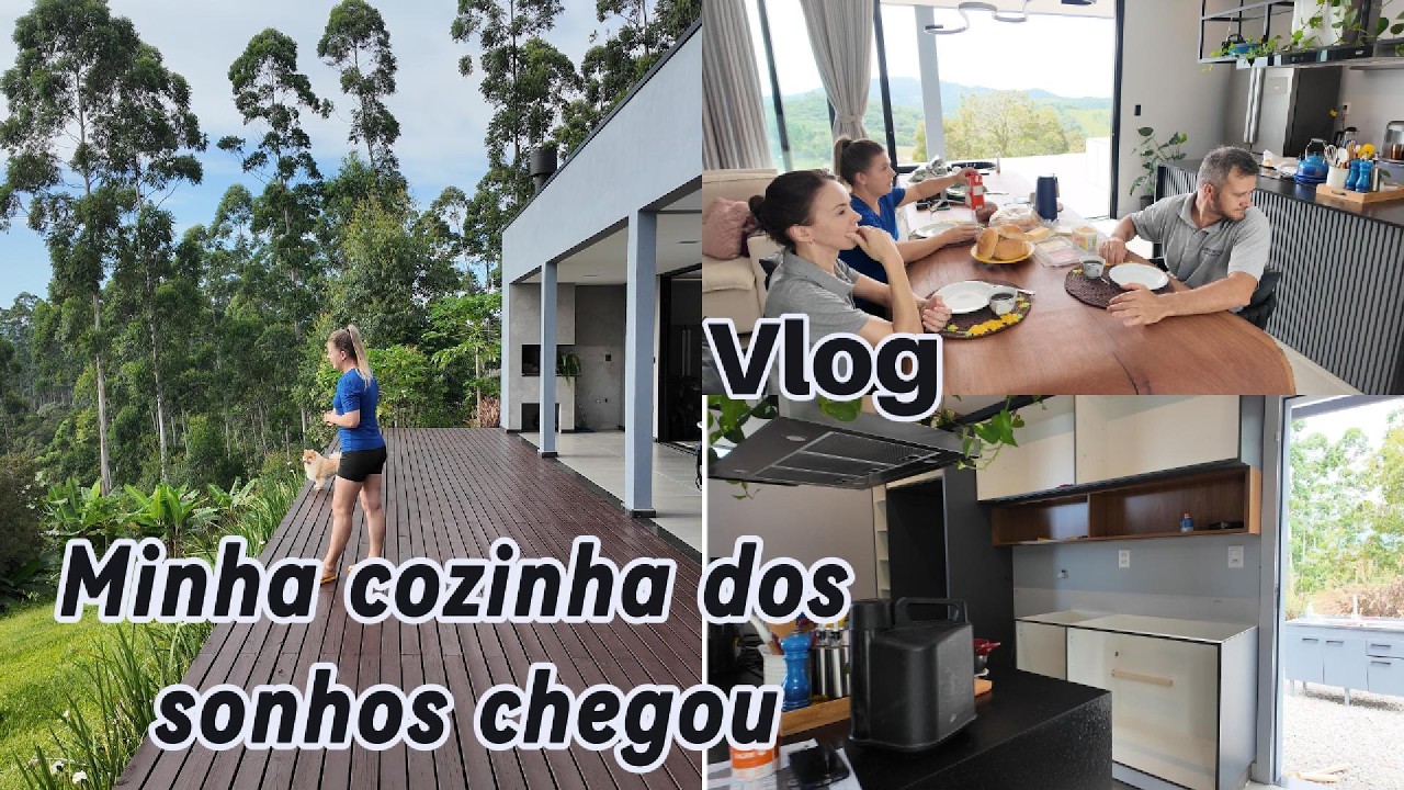 Realização de mais um sonho. Minha cozinha planejada chegou.