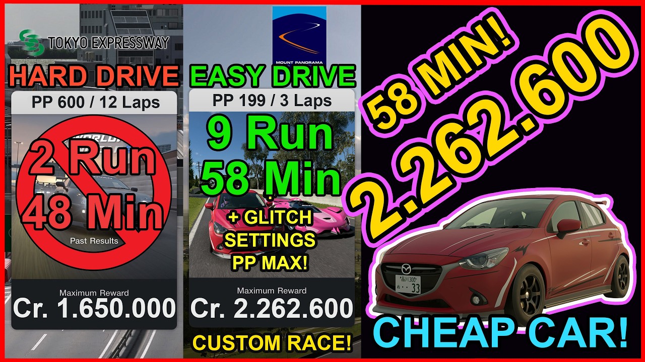 GT7 BEST Fastest Farm Money 2.262.600 on Mount Panorama! EASY!! Better Than Tokyo WTC 600pp