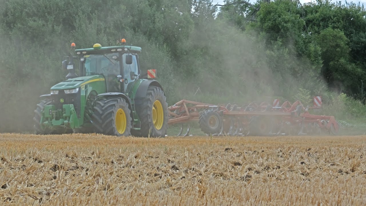 Stoppelsturz 2022 | John Deere 8345 R | Horsch Terrano 5 FM