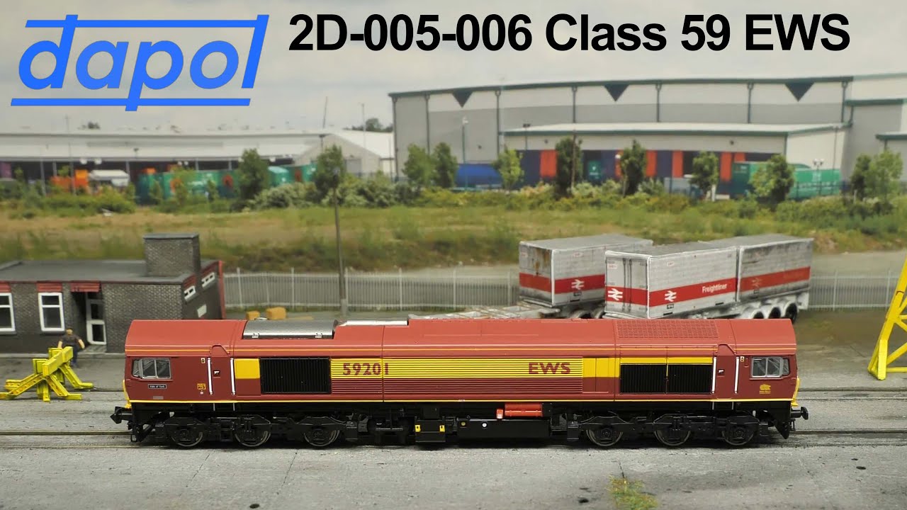 A Bargain! the Dapol Class 59 59201 EWS Vale of York in N Gauge Comes to Cobra railhead.