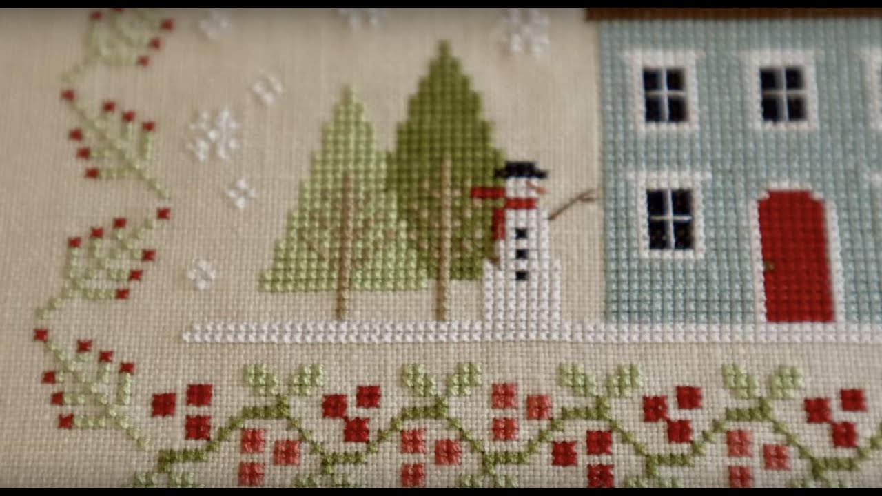 Flosstube: Ornamentations #25 - Winter kit release, finishes, and stitching all of the things!