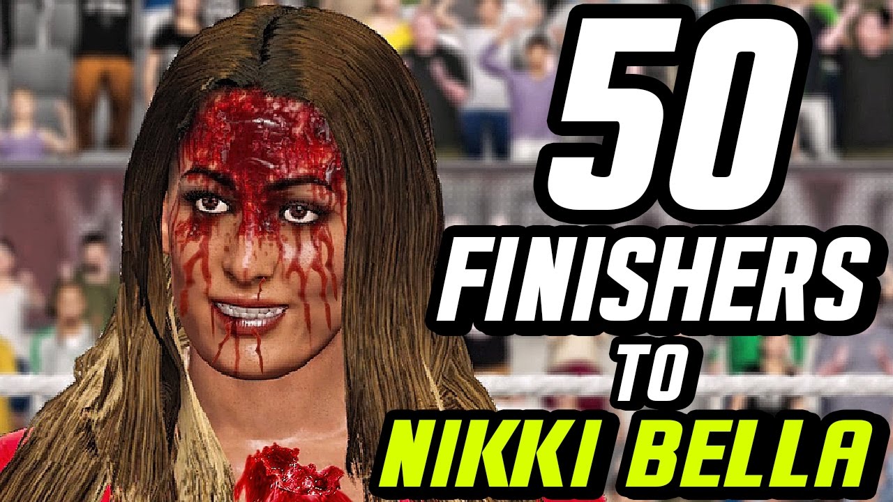 WWE 2K17 - 50 Finishers To Nikki Bella!