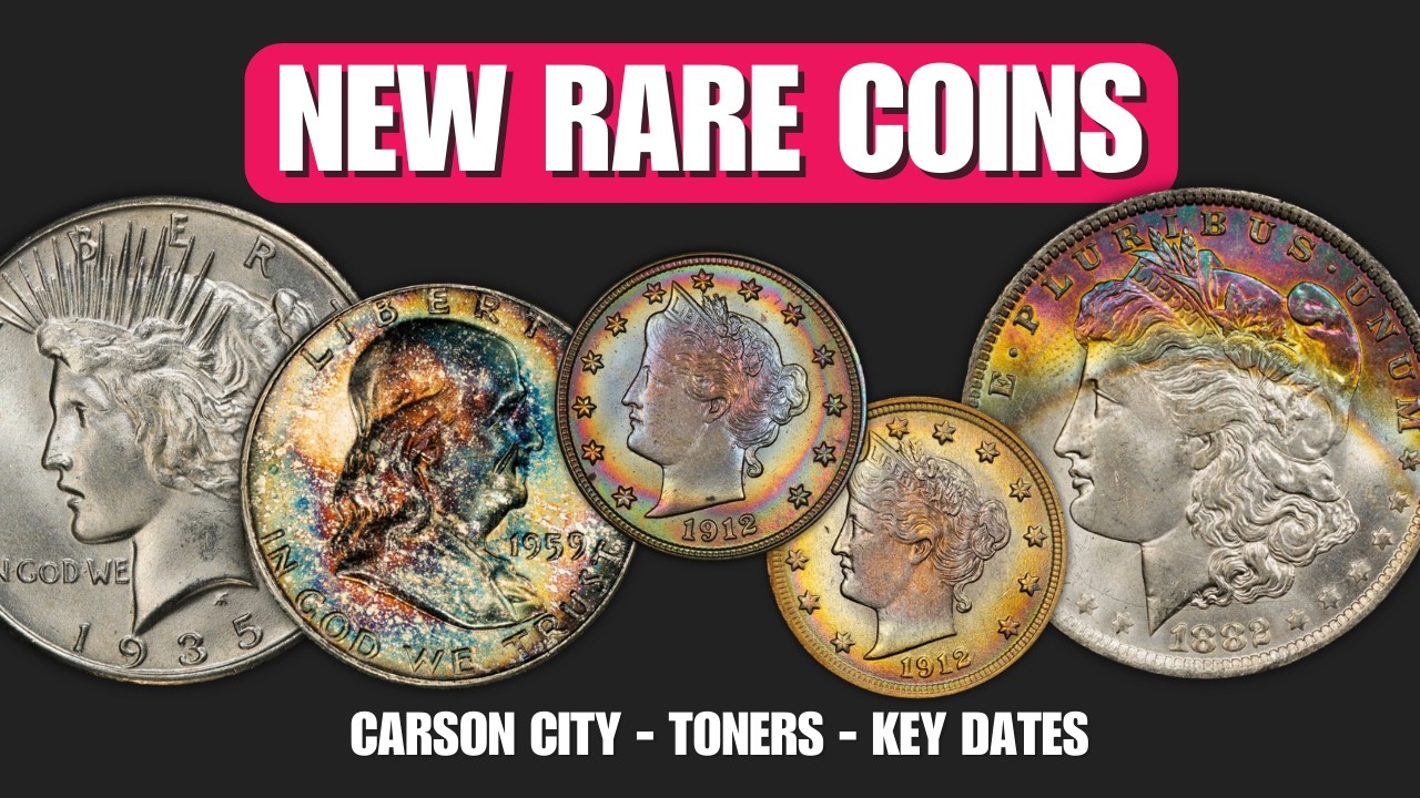 NEW Rare Coins - New Pickups - Carson City, Toners, Key Dates! 40 Coin Pickup