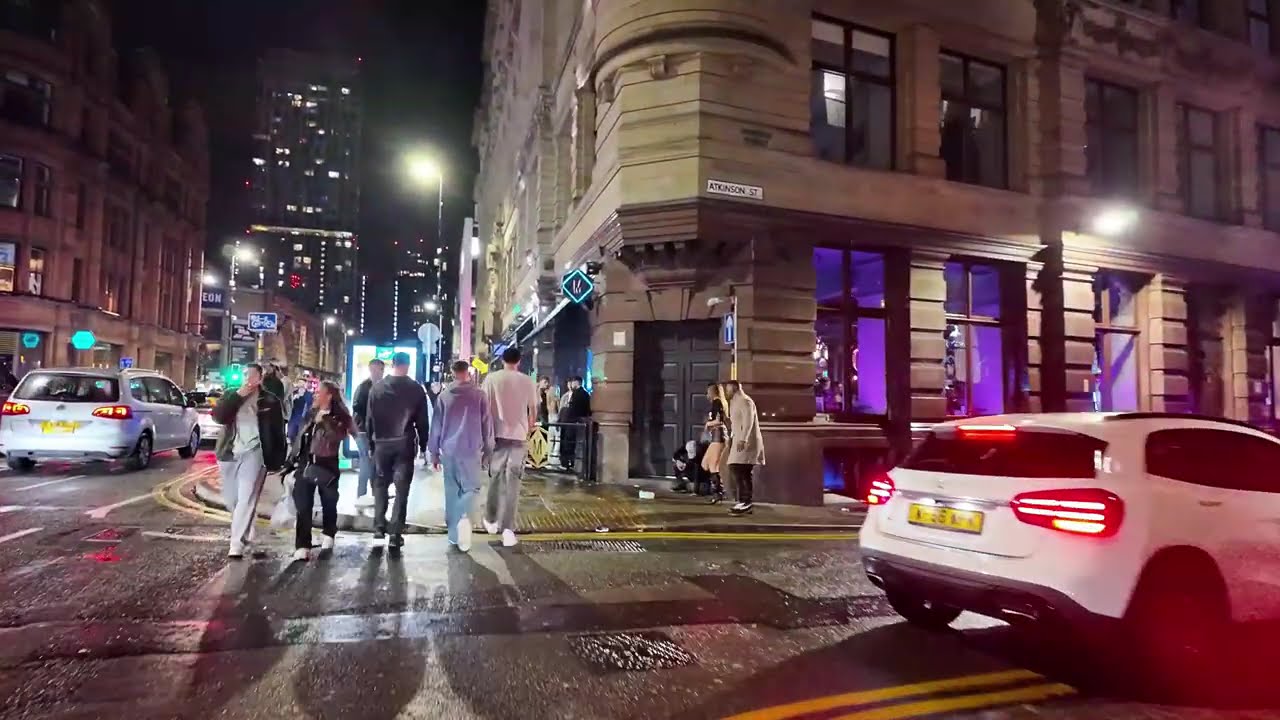 Manchester Nightlife 2025 | 2 hours NON STOP  | Street Style & Party Vibes 🌙 - 4K