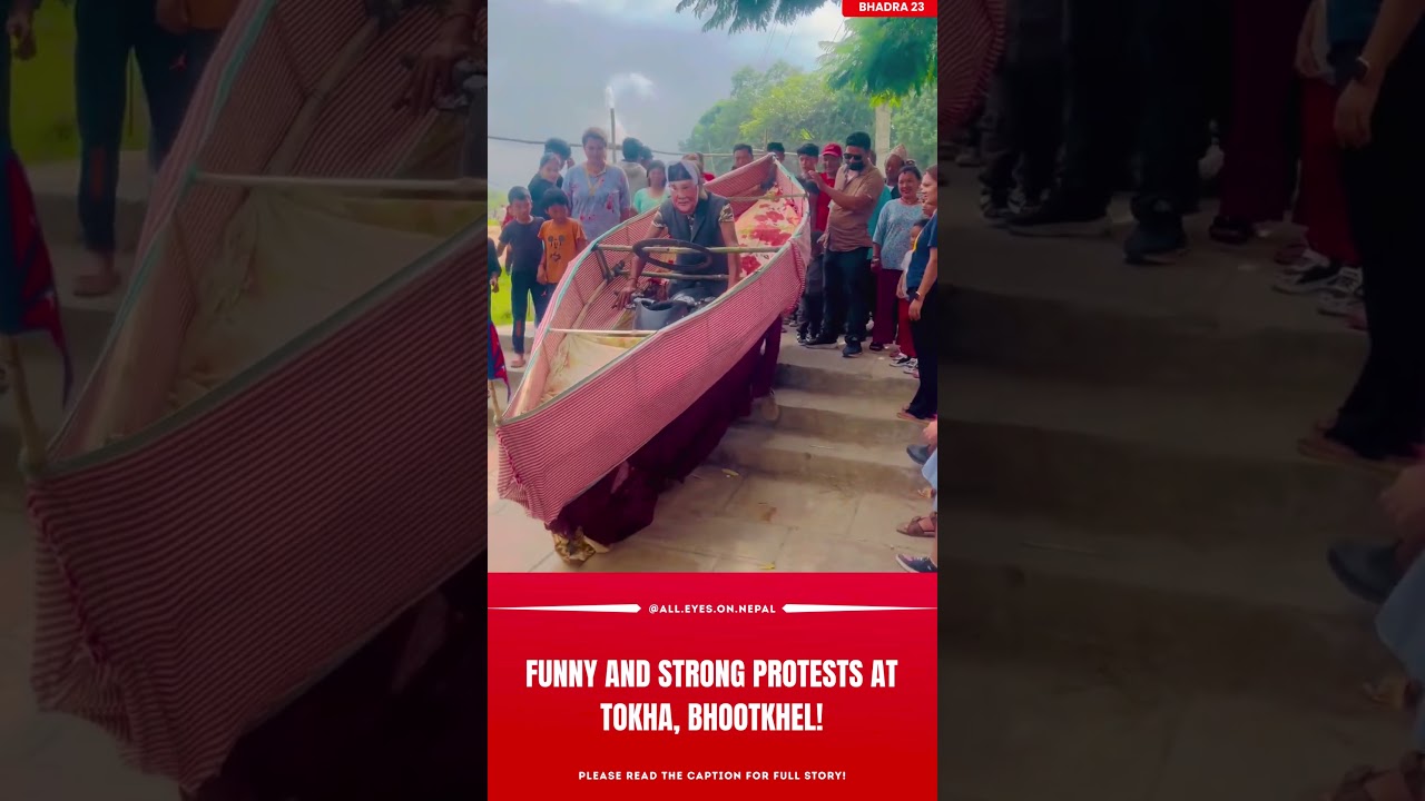 Funny and Strong GEN Z Protests at Tokha, Bhootkhel Nepal