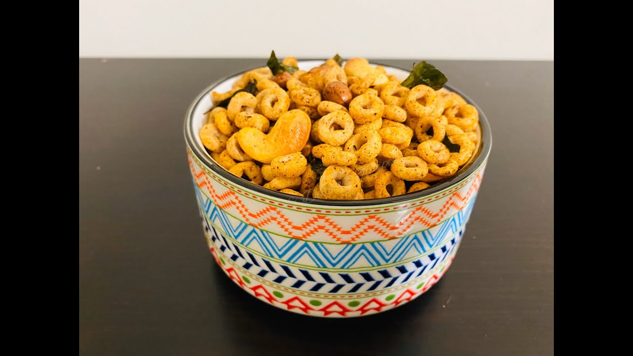 cheerios chivda | cereal chivda | cheerios snack