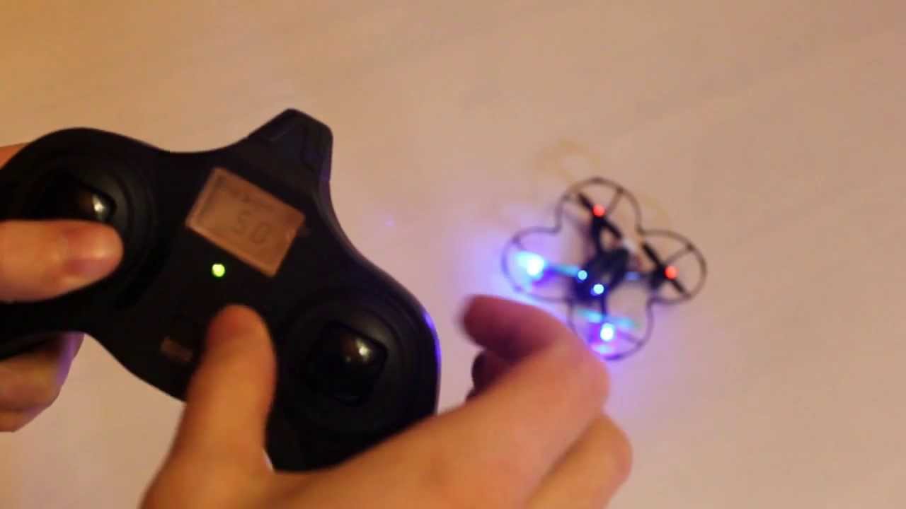 Husban X4 H107C HD - Calibration and first flight