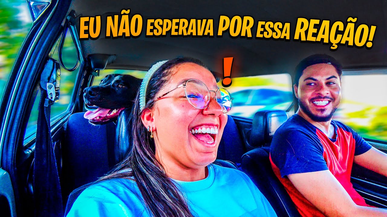 REAÇÃO DA THAINÁ VENDO E ANDANDO NA BRASÍLIA😍, PELA PRIMEIRA VEZ😂 !