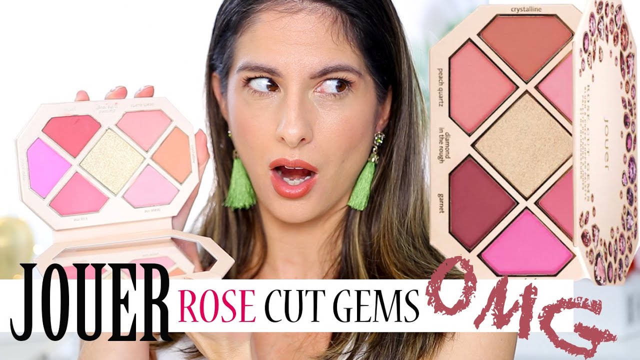 Jouer Rose Cut Gems Face and Cheek Topper Palette! BUT is it any good?