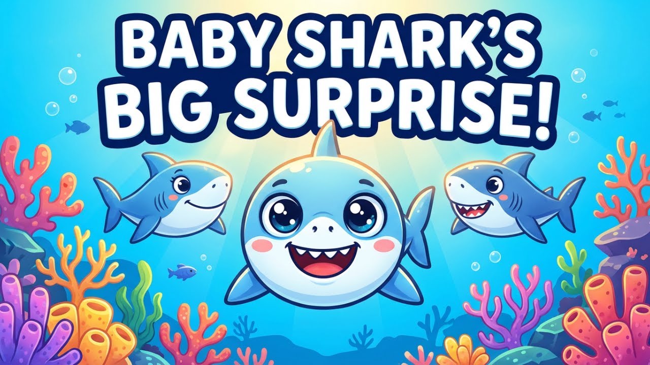 “The Little Shark Family 🦈 | Happy Ocean Cartoon Story for Kids | Fun & Learning”