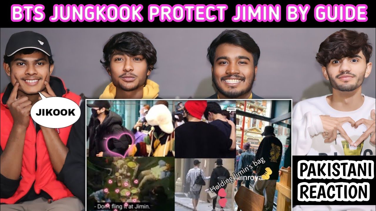 Bts Jungkook Protects Jimin By Guide - Pakistani Reaction - Usman Rajpoot