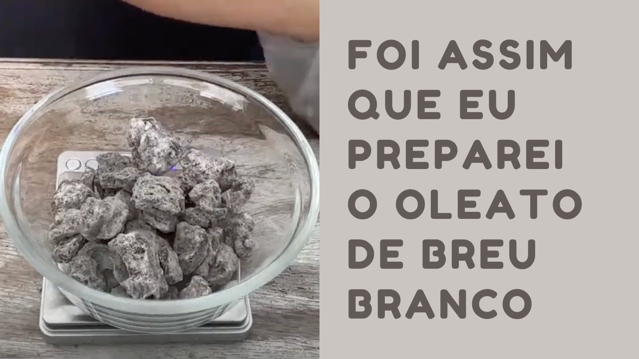 Foi assim que eu preparei o oleato de breu branco para usar na saboaria natural