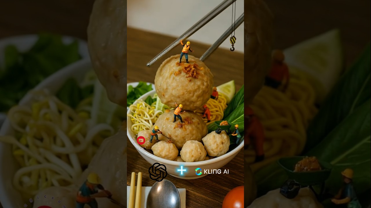 Cara Edit Foto Jadi Video Miniatur AI ChatGPT #short #shortfeed #tutorial #ai #chatgpt #klingai