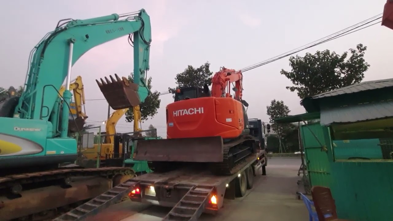 Передача экскаватора HITACHI ZX135USOS-5B, импортированного из Японии, компании Dak Mil | My Mech...