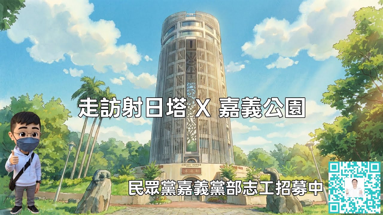 『核能棒』2026.02.08 走訪射日塔Ｘ嘉義公園 X 民眾黨嘉義黨部招募中 #嘉義市 #台灣民眾黨 #張啟楷