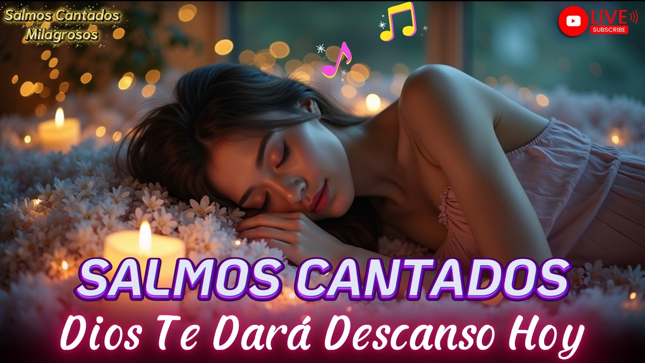🌙 Si tu corazón está pesado, escucha estos salmos – Dios te dará descanso hoy - Salmos cantados