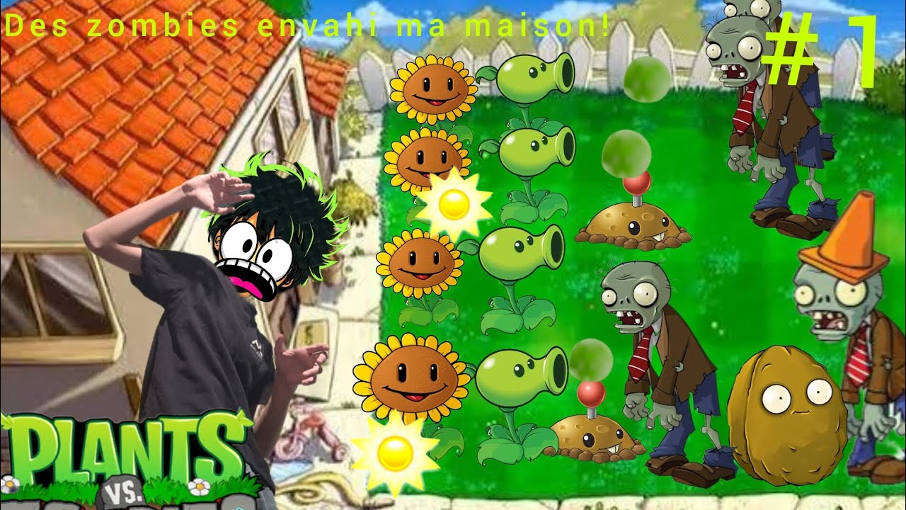 Des zombies envahi ma maison! ( Plants Vs Zombies Replanted)