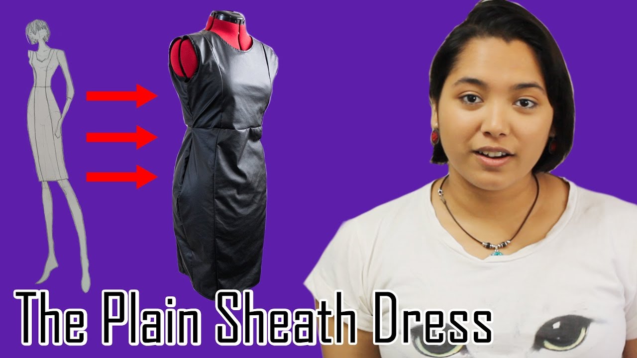 DIY-Pattern Making Tutorial: The Plain Sheath Dress