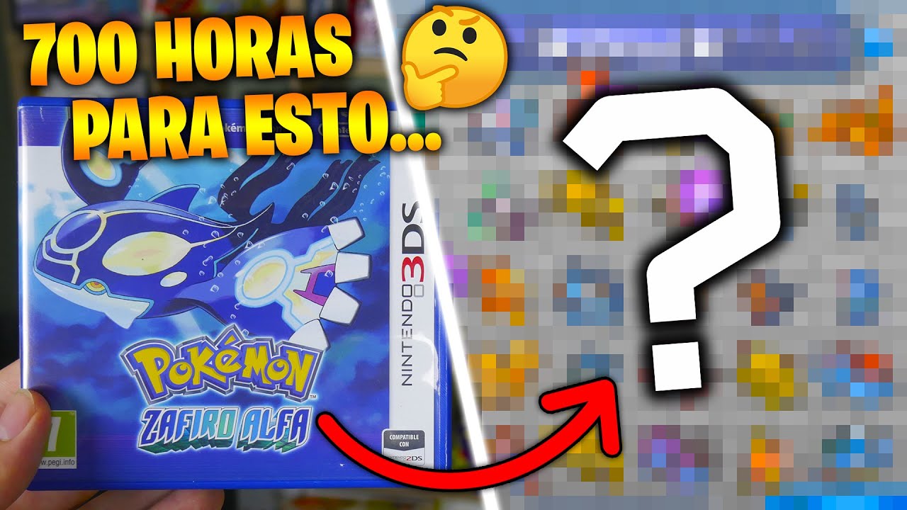 PARTIDA POKEMON CON +700 HORAS JUGADAS y lleva todo esto... 🤔