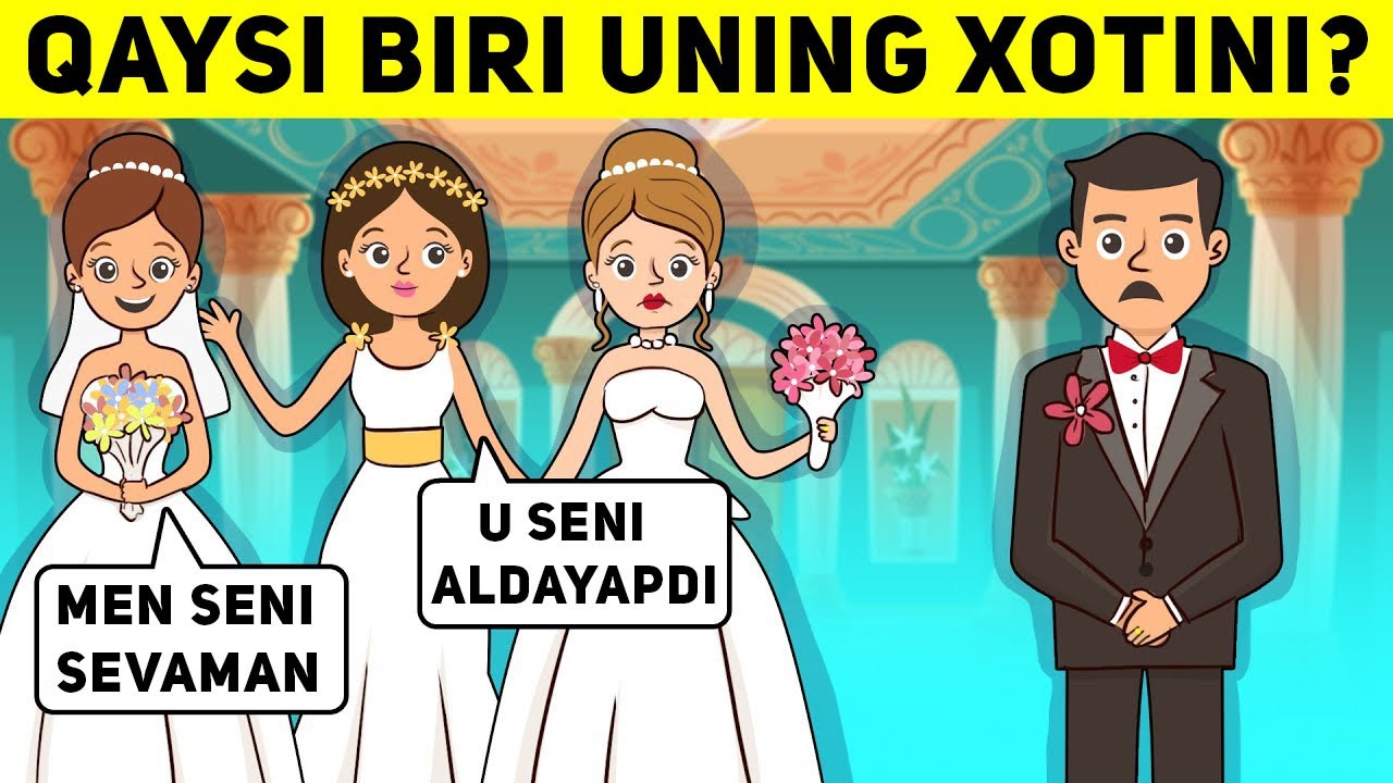 QAYSI BIRI UNING XOTINI? YANGI MANTIQIY SAVOLLAR NECHTASIGA TO'G'RI JAVOB BERA OLASIZ?