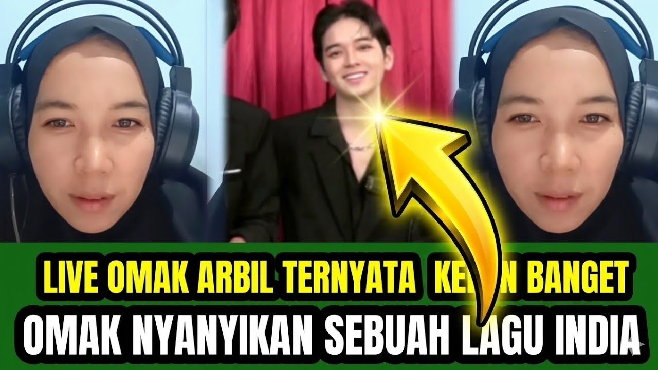 OMAK ARBIL BENAR² KEREN NYANYIKAN SEBUAH LAGU INDIA ‼️DAN MELLY SENYU² DARI JAUH !