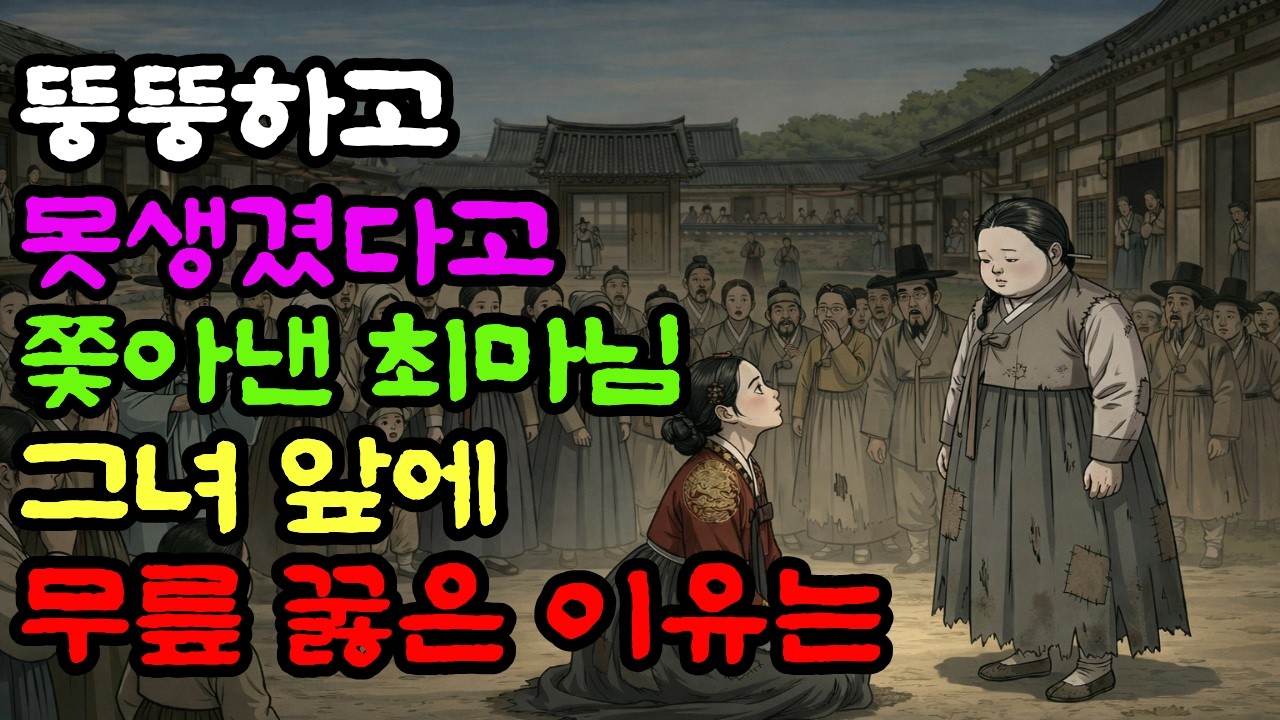 거지 행색에 뚱녀라 손가락질받던 처녀 앞에 최마님이 무릎을 꿇게 된 사연은? | 야담 | 민담 | 전설 | 옛날이야기| | 오디오북 |